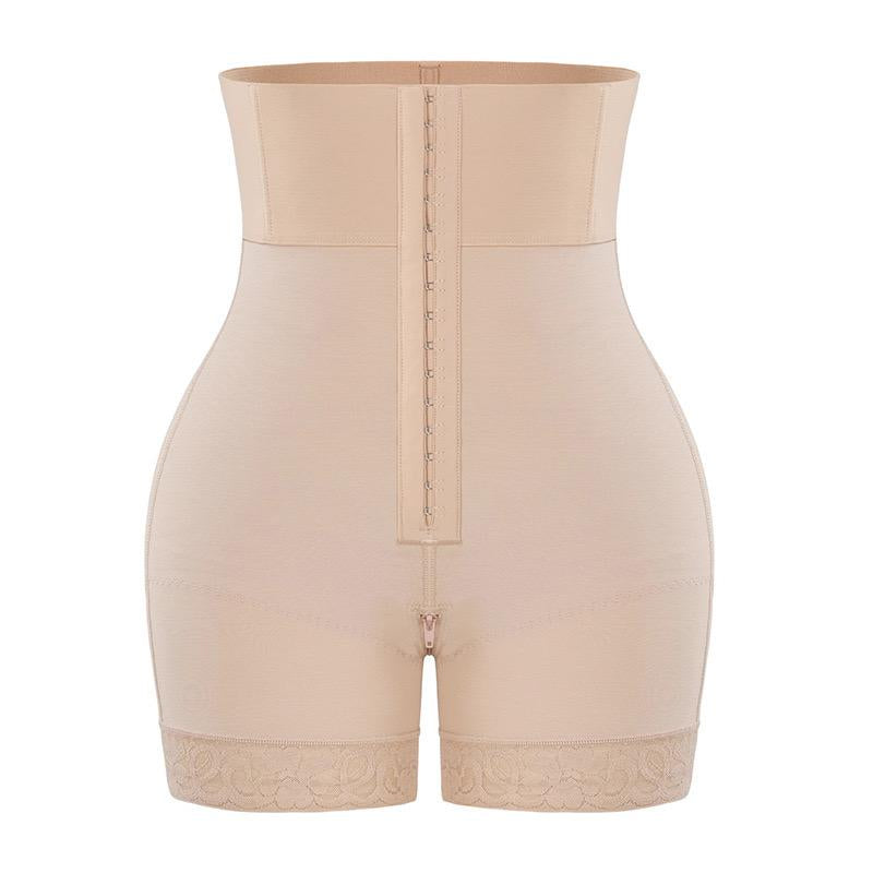 QOU Highwaist Girdle BBL Shorts,Hip Lift Compression Body Shapewear,High Waist Short,Tummy Control Fajas Colombianas Waist Trainers,Sexy Non Slip,Butt Lift Body Shaper,Minimalist Basic Comfort Fajas Fit Womenswear,Faja Strapless Seamless Sculpt Shortie