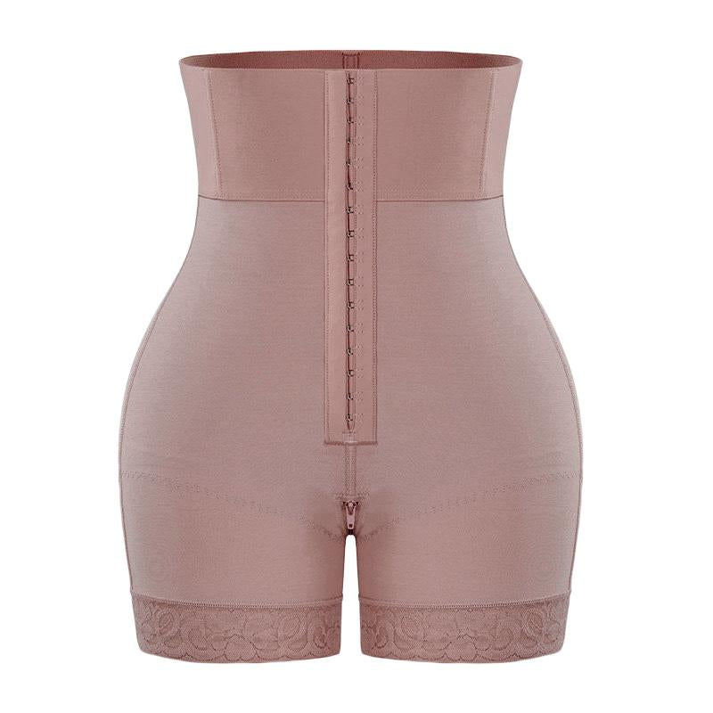 QOU Highwaist Girdle BBL Shorts,Hip Lift Compression Body Shapewear,High Waist Short,Tummy Control Fajas Colombianas Waist Trainers,Sexy Non Slip,Butt Lift Body Shaper,Minimalist Basic Comfort Fajas Fit Womenswear,Faja Strapless Seamless Sculpt Shortie