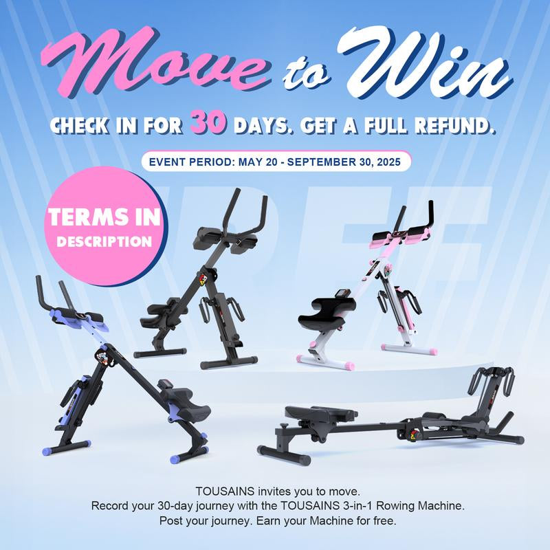 2 in 1 Abmachine Combine Rowing Machine with Adjustable Height,Levels and LCD Monitor, Foldable Abdominal Crunch| Stomach Workout Exercise Equipment at Home Outdoorfun Dealsforyoudays