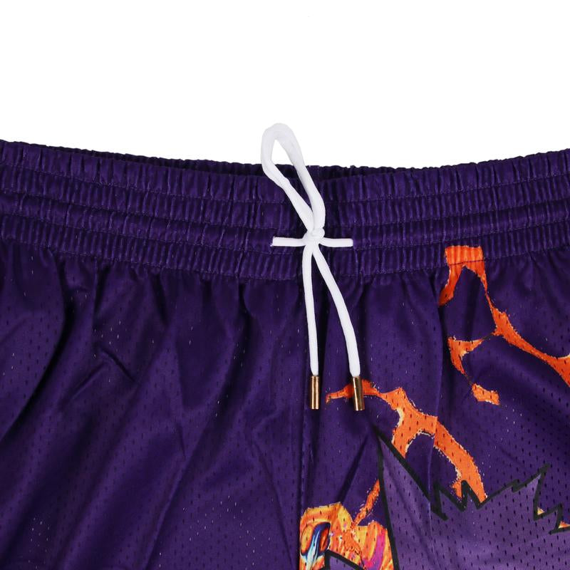 Gengar Pokemon Ghost Shorts Men'S Basketball Shorts Workout Sport Knee Pants with Pockets Athletic Sweat Walking Summer Shorts