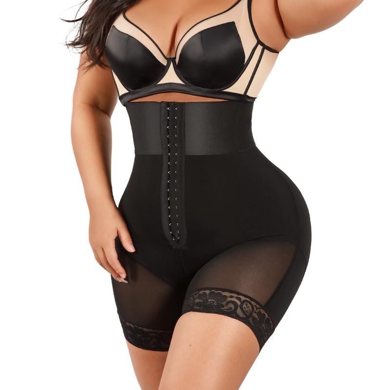 QOU Highwaist Girdle BBL Shorts,Hip Lift Compression Body Shapewear,High Waist Short,Tummy Control Fajas Colombianas Waist Trainers,Sexy Non Slip,Butt Lift Body Shaper,Minimalist Basic Comfort Fajas Fit Womenswear,Faja Strapless Seamless Sculpt Shortie