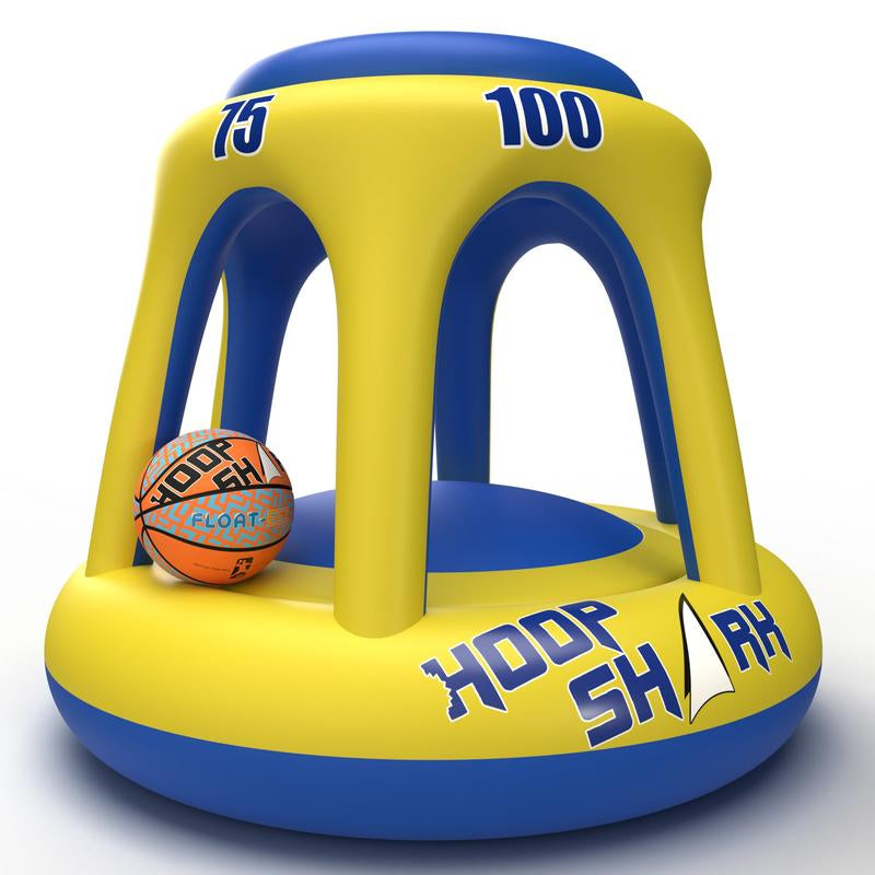 SWIMMING POOL BASKETBALL HOOP SET -YELLOW & BLUE