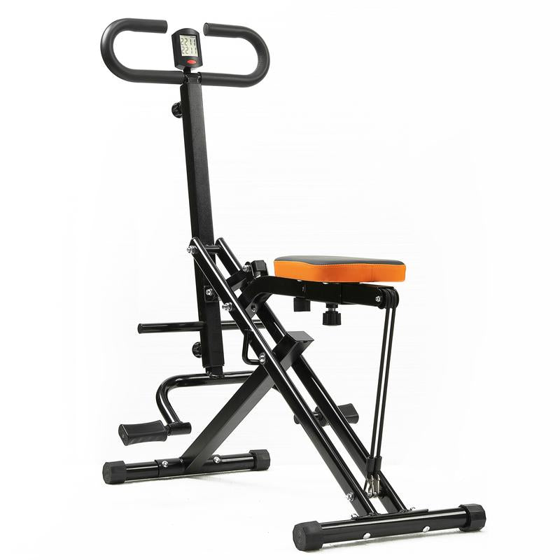 Foldable Squat Machine for GLUTES! Adjustable Resistance & 330LBS Capacity - Perfect for Small Home Gyms