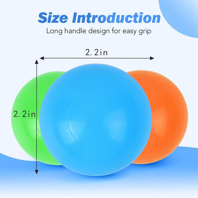 100 Counts Ball Pit Balls, Colorful Plastic Balls for Ball Pit for Kids, Reusable Ballpit Balls with Storage Bag for Indoors and Outdoors Activities