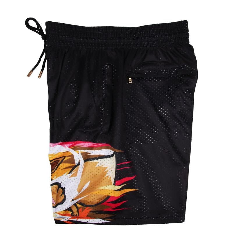 Pokemon Eevee Men'S Basketball Shorts Workout Sport Knee Pants with Four Pockets Athletic Sweat Walking Summer Shorts
