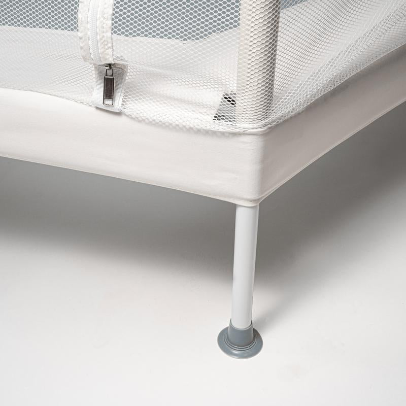 Kids Trampoline 5 FT Arctic Blue with Safety Net, Basketball Hoop, 220Lb Capacity, Ultra Safe No-Gap Design for Boys & Girls