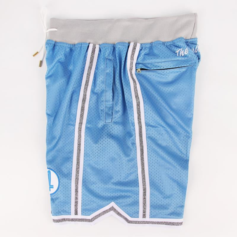 Fantastic Four Embroidered Blue Shorts Men'S Basketball Shorts Workout Sport Knee Pants with Pockets Athletic Sweat Walking Summer Shorts