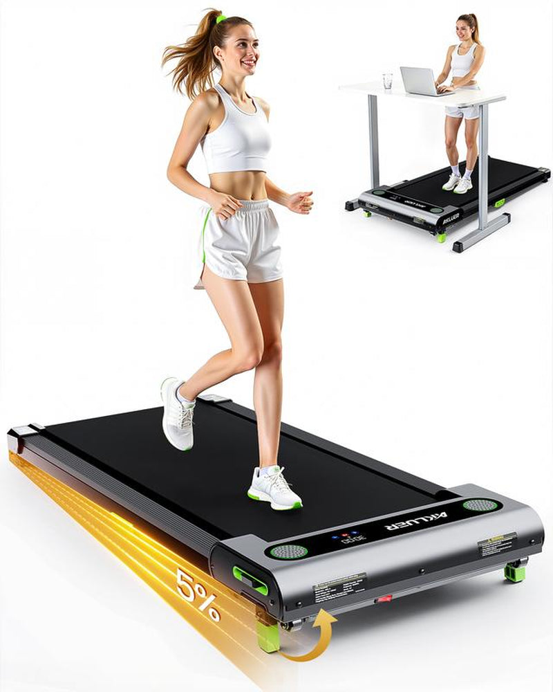 [A Weight Capacity of up to 330 Lbs] Tiktokshopbacktoschool Walking Pad with Incline, under Desk Treadmill for Home, 2.5HP Portable Treadmills with Remote Control, 4 in 1 Incline Treadmill with LED Display