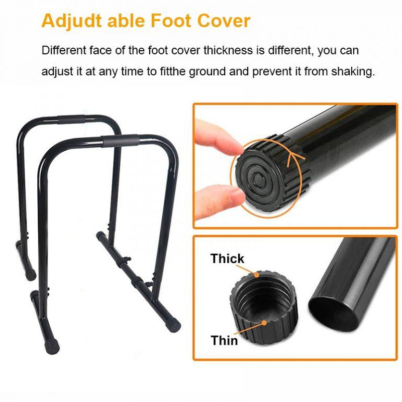 Rushready Relife Sports Dip Station Functional Heavy Duty Dip Stands Fitness Workout Dip Bar Station Stabilizer Parallette Push up Stand Dealsforyoudays Strength Training Equipment