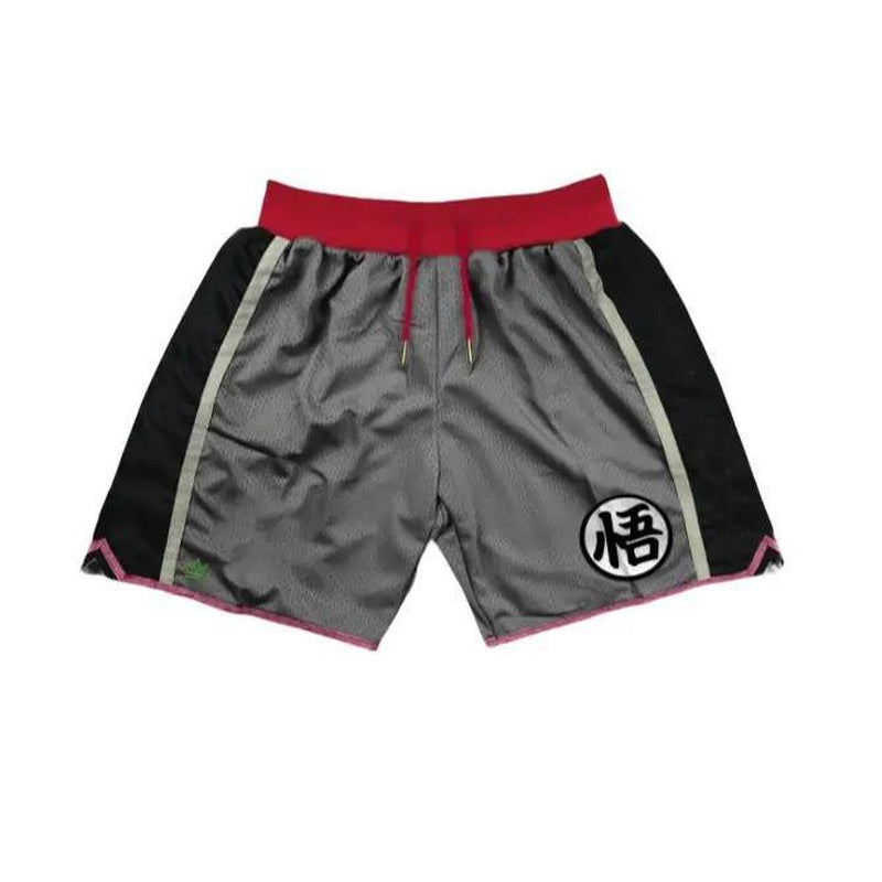 Dragon Ball Gohan Shorts Men'S Basketball Shorts Workout Sport Knee Pants with Pockets