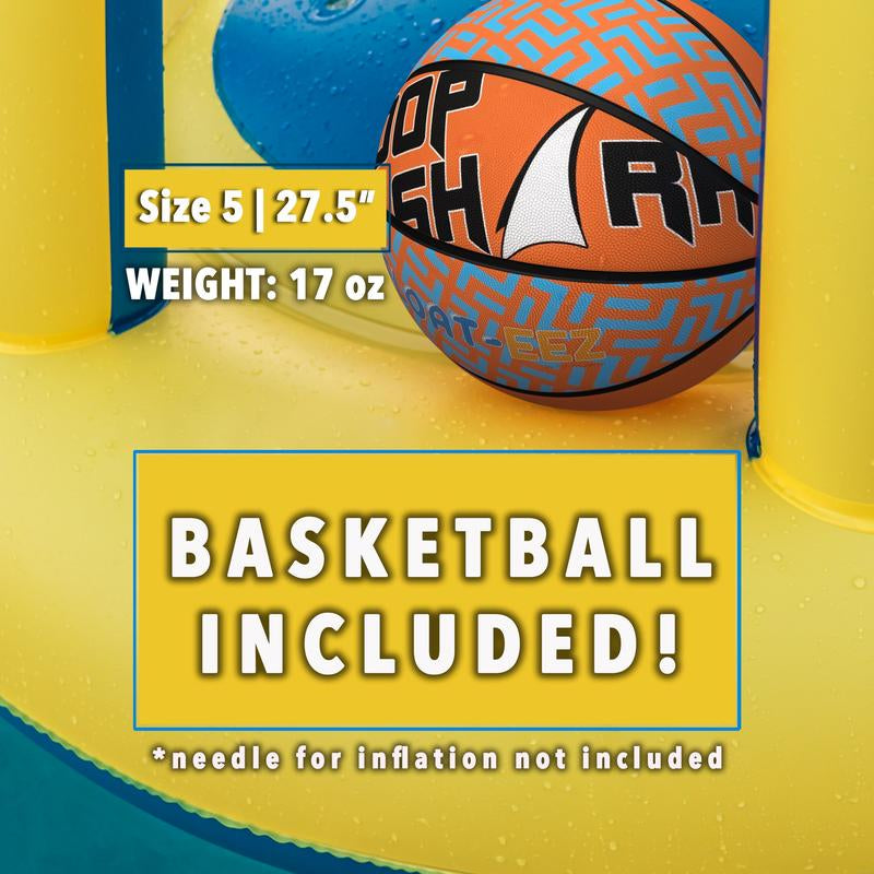 SWIMMING POOL BASKETBALL HOOP SET -YELLOW & BLUE