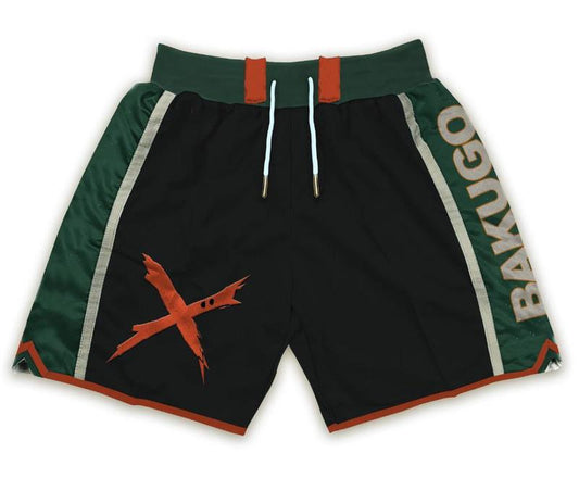 Academia Bakugo Shorts Men'S Basketball Shorts Workout Sport Knee Pants with Pockets Athletic Sweat Walking Summer Shorts