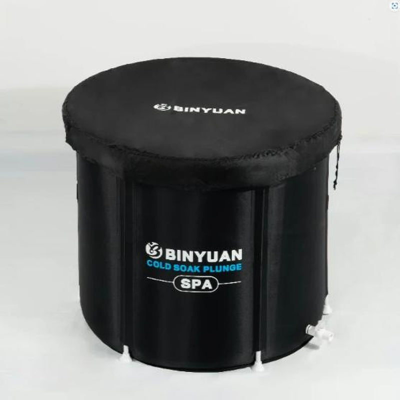B&Y XXL Ice Bathtub for Athletes - Large Recovery & Cooling Cold Plunge Tub for Outdoor Use (100 Gal) Mitigate Muscle Aches,Collapsible Ice Bathtub, Portable Ice Bathtub, Immersion Bathtubs