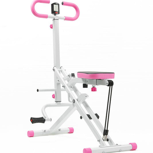 Foldable Squat Machine for GLUTES! Adjustable Resistance & 330LBS Capacity - Perfect for Small Home Gyms